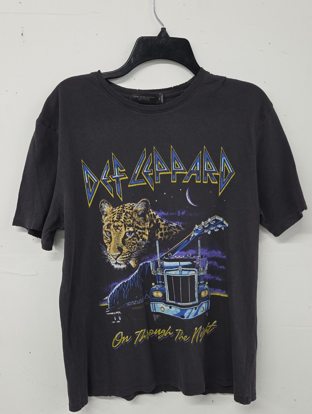 Def Leppard On Through the Night Vintage Tee
